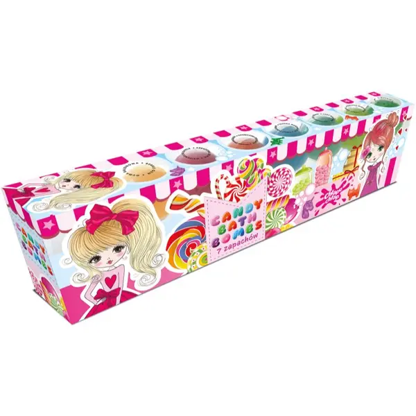 Chlapu Chlap Chlapu Chlap Candy Shop šumeće kugle za kupku za djecu 7x50 g