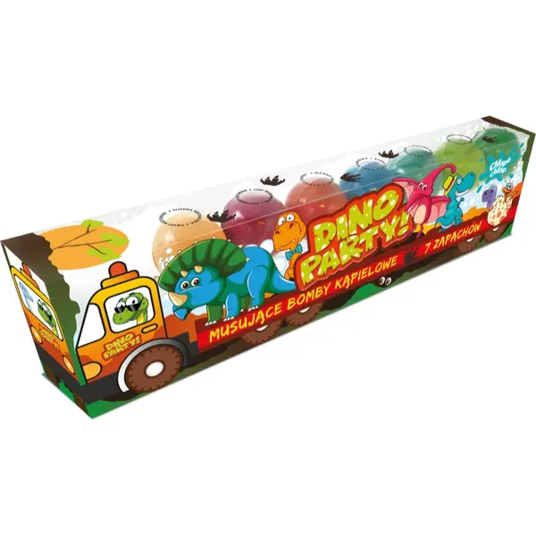 Chlapu Chlap Chlapu Chlap Dino Truck šumeće kugle za kupku za djecu 7x50 g