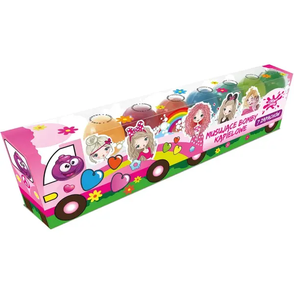 Chlapu Chlap Chlapu Chlap Party Truck šumeće kugle za kupku za djecu 7x50 g