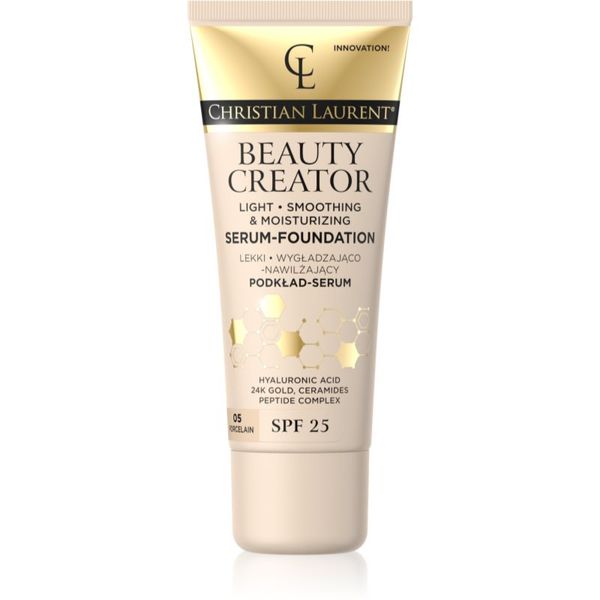 Christian Laurent Christian Laurent Beauty Creator blagi hidratantni make-up SPF 25 nijansa 05 Porcelain 30 ml