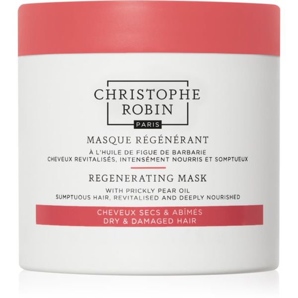 Christophe Robin Christophe Robin Regenerating Mask with Prickly Pear Oil regenerirajuća maska za suhu, oštećenu i kemijski tretiranu kosu 250 ml