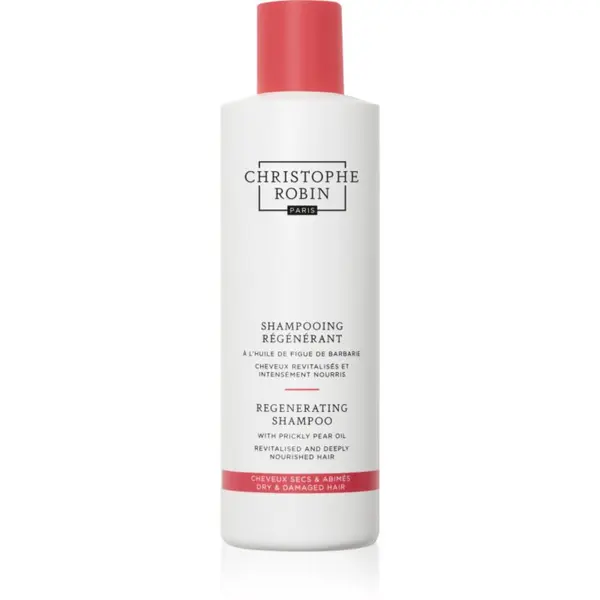 Christophe Robin Christophe Robin Regenerating Shampoo with Prickly Pear Oil šampon za dubinsku regeneraciju za oštećenu, kemijski tretiranu kosu 250 ml
