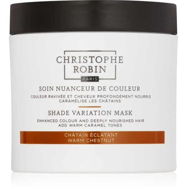 Christophe Robin Christophe Robin Shade Variation Mask hranjiva krem maska za kosu nijansa Warm Chesnut 250 ml