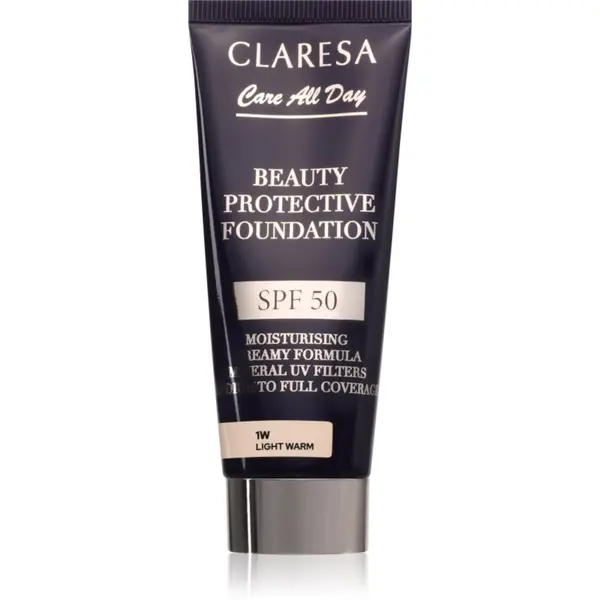 Claresa Claresa Care All Day Beauty Protective Foundation zaštitni puder SPF 50 nijansa 1W Light Warm 30 ml