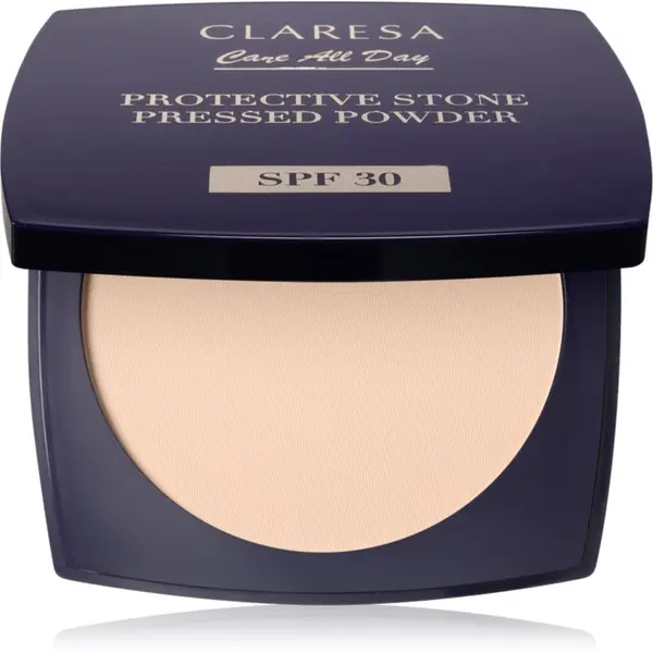 Claresa Claresa Care All Day Protective Stone Pressed Powder puder za učvršćivanje SPF 30 10 g