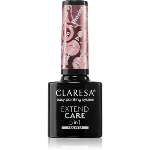 Claresa Claresa Extend Care 5 in 1 Provita bazni lak za gel nokte s regenerirajućim učinkom nijansa #1 5 g