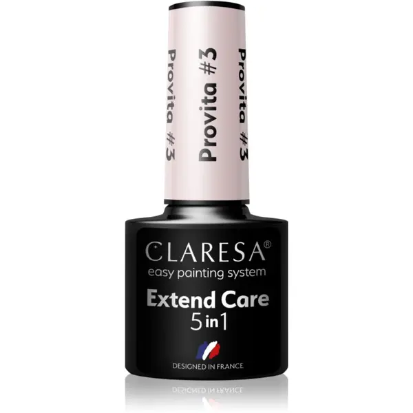 Claresa Claresa Extend Care 5 in 1 Provita bazni lak za gel nokte s regenerirajućim učinkom nijansa #3 5 g