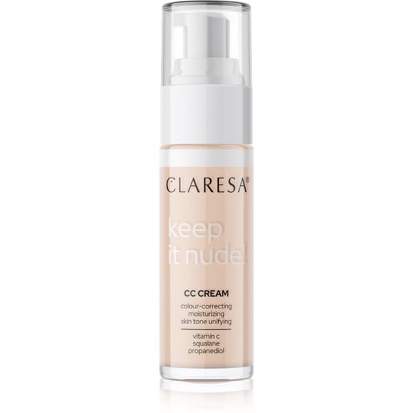 Claresa Claresa Keep It Nude hidratantni puder za ujednačavanje tena lica nijansa 101 Light 33 g