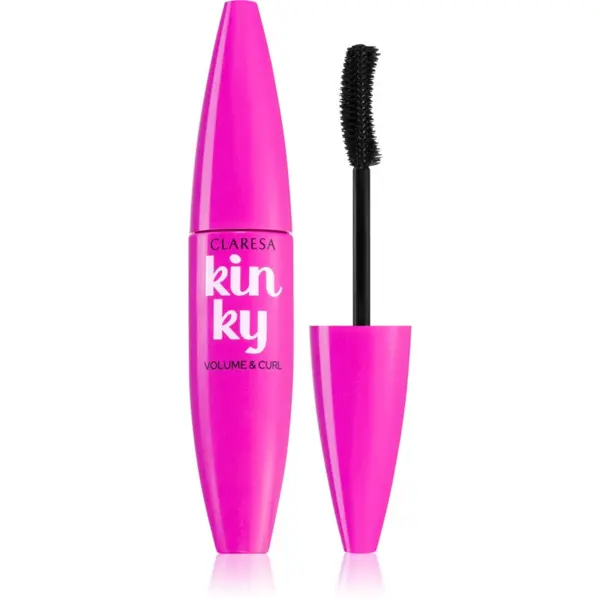 Claresa Claresa Kinky maskara za volumen i uvijanje trepavica nijansa 01 Deep Black 10 g