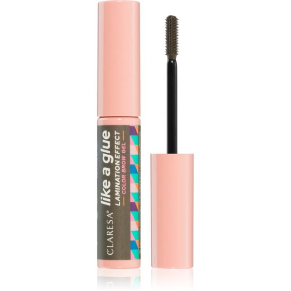 Claresa Claresa Like a Glue Lamination Effect dugotrajni gel za obrve nijansa 01 Taupe 8 g