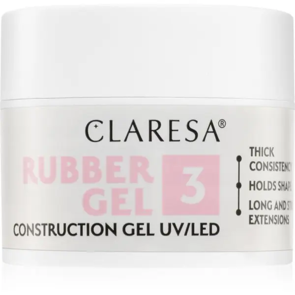 Claresa Claresa Rubber Gel Construction Gel UV/LED gel lak za produženje noktiju nijansa 03 12 g