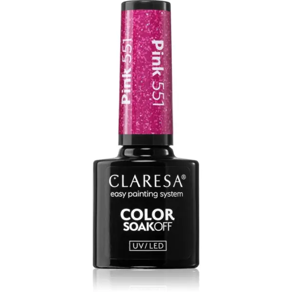 Claresa Claresa SoakOff UV/LED Color Balloon Journey gel lak za nokte nijansa Pink 551 5 g