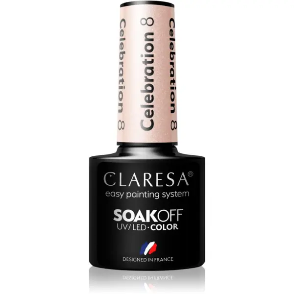Claresa Claresa SoakOff UV/LED Color Celebration gel lak za nokte nijansa 8 5 g