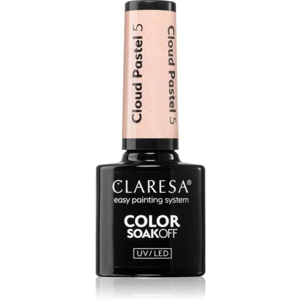 Claresa Claresa SoakOff UV/LED Color Cloud Pastel gel lak za nokte s korištenjem UV/LED lampe nijansa 5 5 g