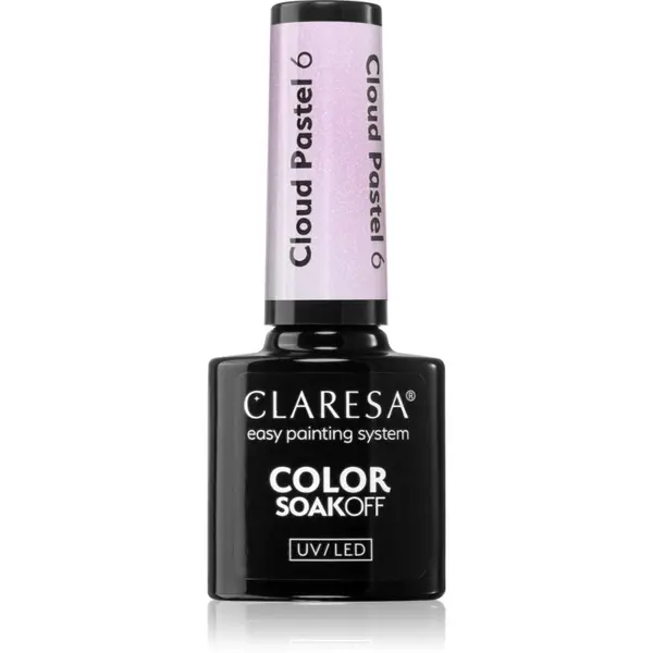 Claresa Claresa SoakOff UV/LED Color Cloud Pastel gel lak za nokte s korištenjem UV/LED lampe nijansa 6 5 g