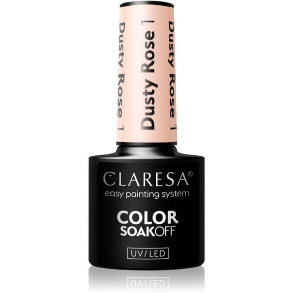 Claresa Claresa SoakOff UV/LED Color Dusty Rose gel lak za nokte nijansa 1 5 g