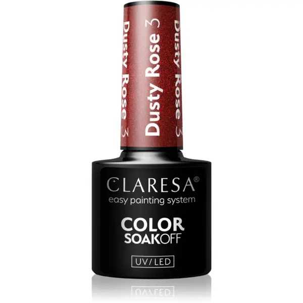 Claresa Claresa SoakOff UV/LED Color Dusty Rose gel lak za nokte nijansa 3 5 g