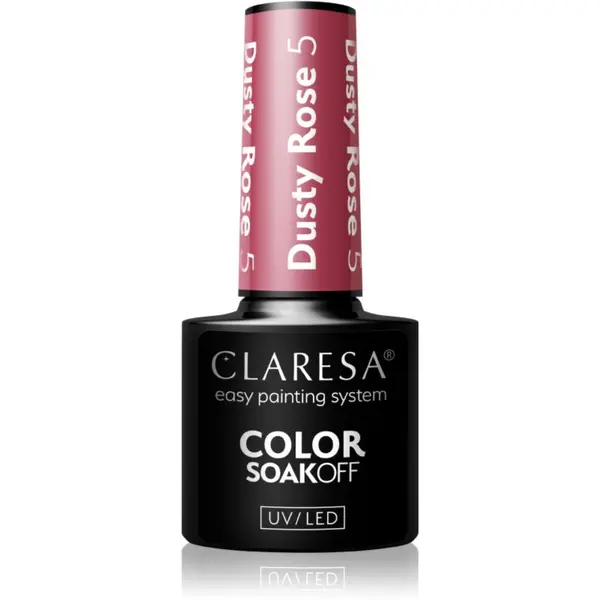 Claresa Claresa SoakOff UV/LED Color Dusty Rose gel lak za nokte nijansa 5 5 g