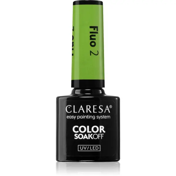 Claresa Claresa SoakOff UV/LED Color Fluo gel lak za nokte nijansa 2 5 g
