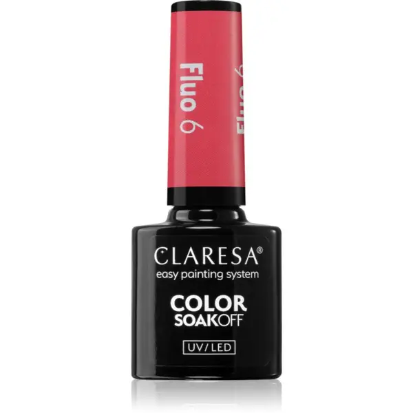 Claresa Claresa SoakOff UV/LED Color Fluo gel lak za nokte nijansa 6 5 g