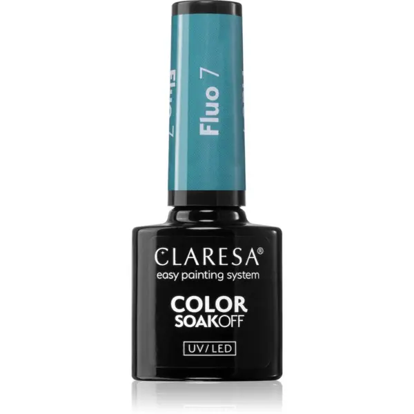 Claresa Claresa SoakOff UV/LED Color Fluo gel lak za nokte nijansa 7 5 g