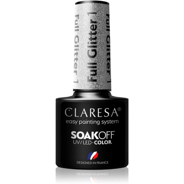 Claresa Claresa SoakOff UV/LED Color Full Glitter gel lak za nokte nijansa 1 5 g
