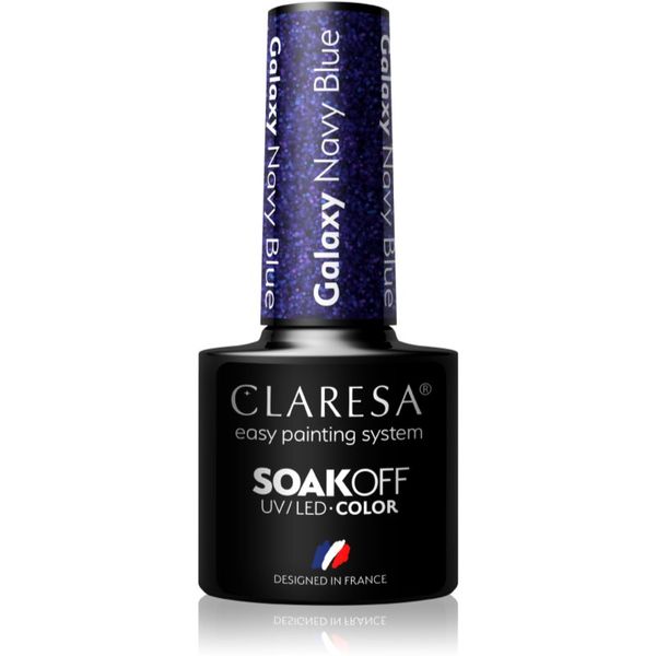 Claresa Claresa SoakOff UV/LED Color Galaxy gel lak za nokte nijansa Navy Blue 5 g