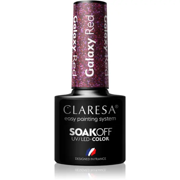 Claresa Claresa SoakOff UV/LED Color Galaxy gel lak za nokte nijansa Red 5 g