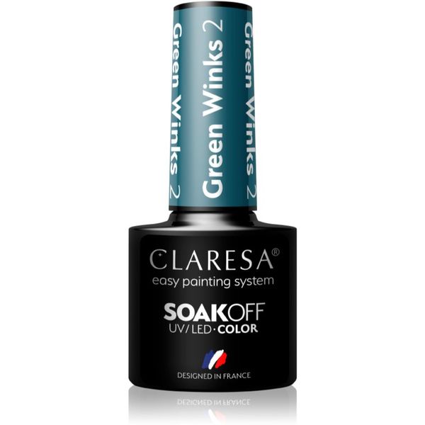 Claresa Claresa SoakOff UV/LED Color Green Winks gel lak za nokte nijansa 2 5 g
