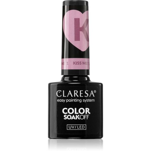 Claresa Claresa SoakOff UV/LED Color Kiss Me gel lak za nokte nijansa KISS ME 1 5 g