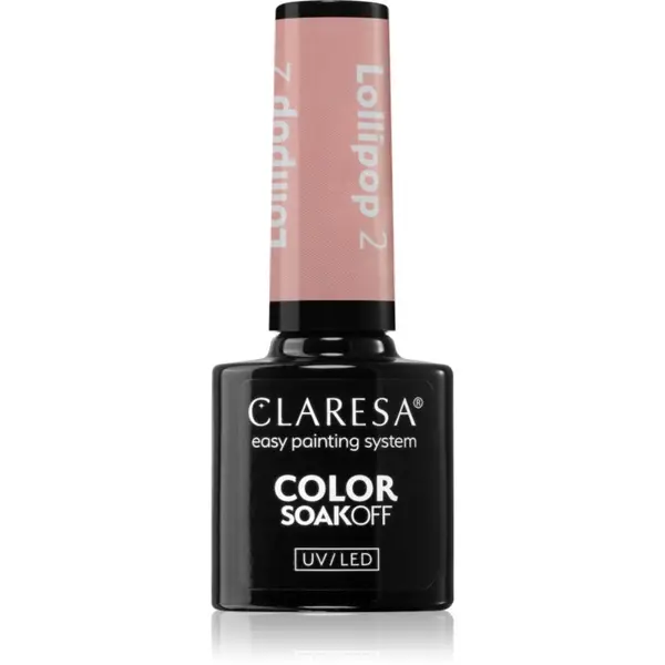Claresa Claresa SoakOff UV/LED Color Lollipop gel lak za nokte nijansa 2 5 g