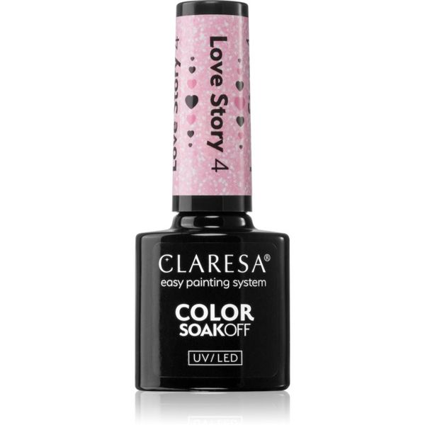 Claresa Claresa SoakOff UV/LED Color Love Story gel lak za nokte nijansa 4 5 g