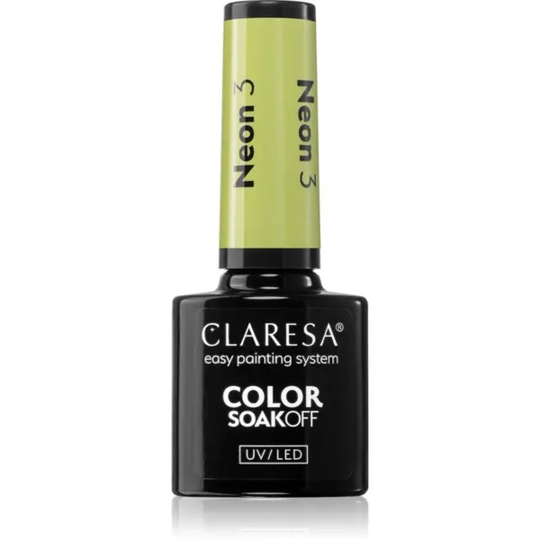 Claresa Claresa SoakOff UV/LED Color Neon gel lak za nokte nijansa 3 5 g