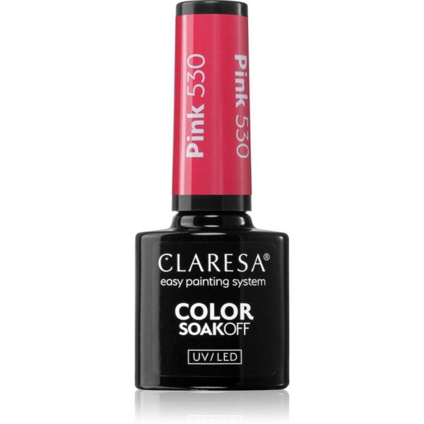 Claresa Claresa SoakOff UV/LED Color Rainbow Explosion gel lak za nokte nijansa Pink 530 5 g