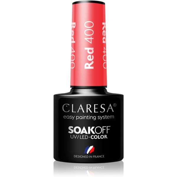 Claresa Claresa SoakOff UV/LED Color Rainbow Explosion gel lak za nokte nijansa Red 400 5 g
