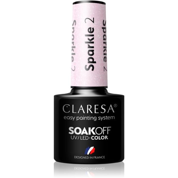 Claresa Claresa SoakOff UV/LED Color Sparkle gel lak za nokte nijansa 2 5 g