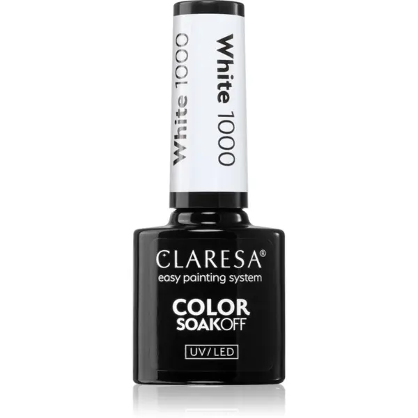 Claresa Claresa SoakOff UV/LED Color White gel lak za nokte nijansa 1000 5 g