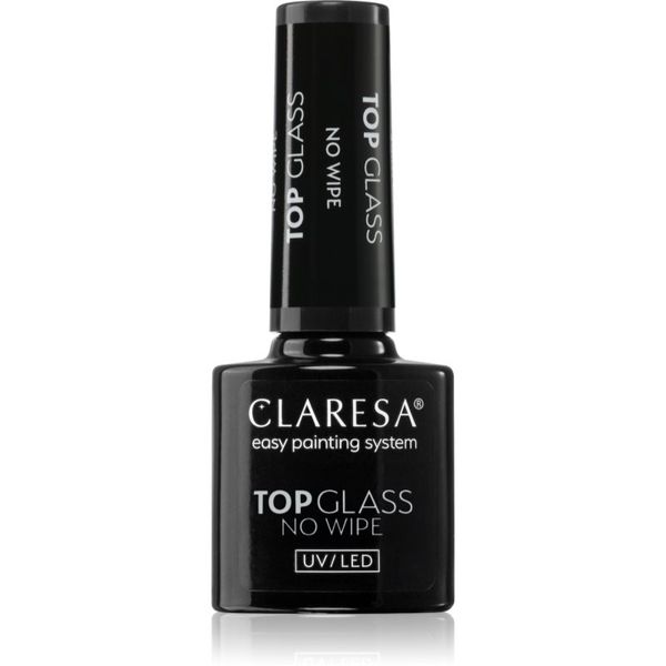 Claresa Claresa UV/LED Top Glass No Wipe gelasti nadlak za zaštitu i sjaj bez odljeva 5 g