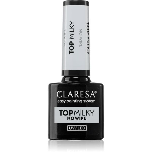 Claresa Claresa UV/LED Top Milky No Wipe završni gel lak za nokte 5 g