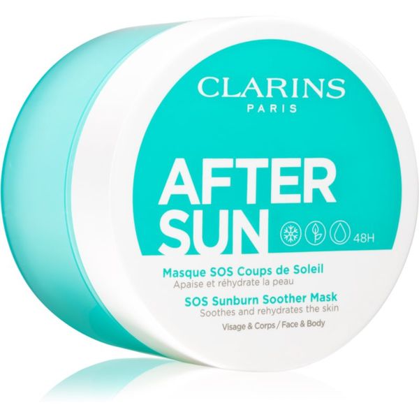 Clarins Clarins After Sun SOS Sunburn Soother Mask umirujuća maska nakon sunčanja 100 ml