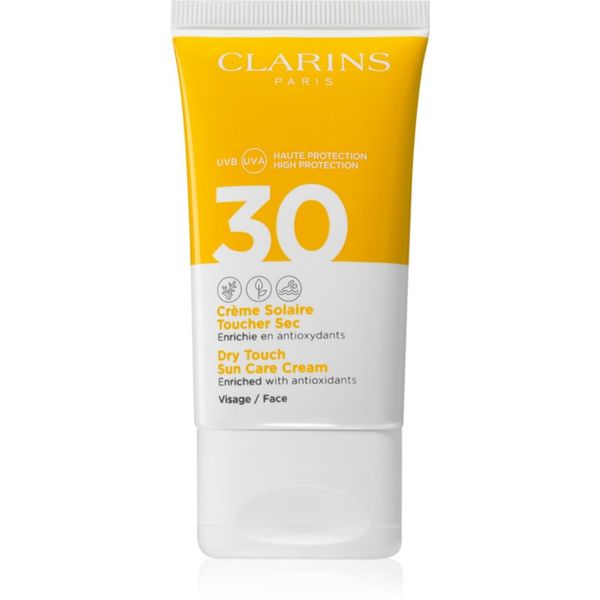 Clarins Clarins Dry Touch Sun Care Cream krema za sunčanje za lice SPF 30 50 ml