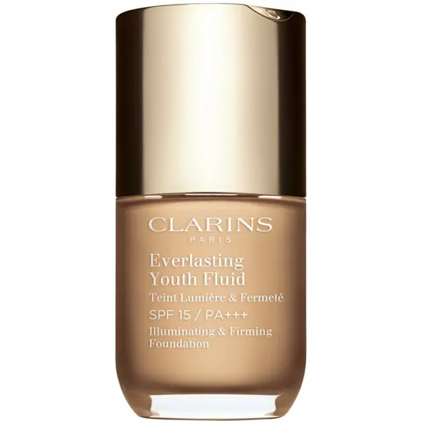 Clarins Clarins Everlasting Youth Fluid Foundation posvjetljujući puder SPF 15 nijansa 106 Vanilla 30 ml