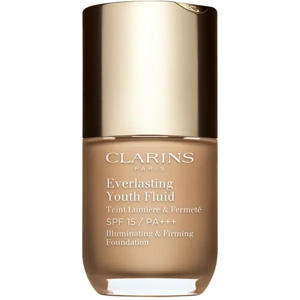 Clarins Clarins Everlasting Youth Fluid Foundation posvjetljujući puder SPF 15 nijansa 111 Toffe 30 ml