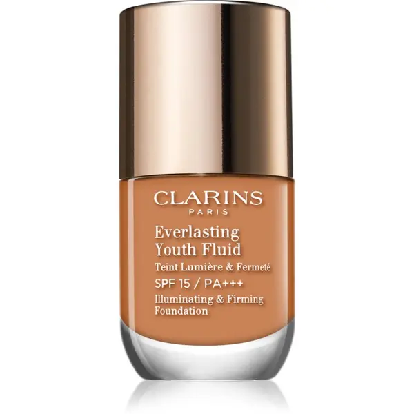 Clarins Clarins Everlasting Youth Fluid Foundation posvjetljujući puder SPF 15 nijansa 112 Amber 30 ml
