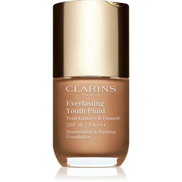 Clarins Clarins Everlasting Youth Fluid Foundation posvjetljujući puder SPF 15 nijansa 113 Chestnut 30 ml