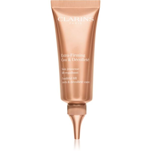 Clarins Clarins Extra-Firming Youthful Lift Neck & Décolleté Care učvršćujuća krema za vrat i dekolte protiv bora i crnih mrlja 75 ml