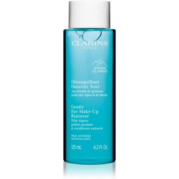 Clarins Clarins Gentle Eye Make-Up Remover proizvod za skidanje pudera za područje oko očiju za osjetljive oči 125 ml