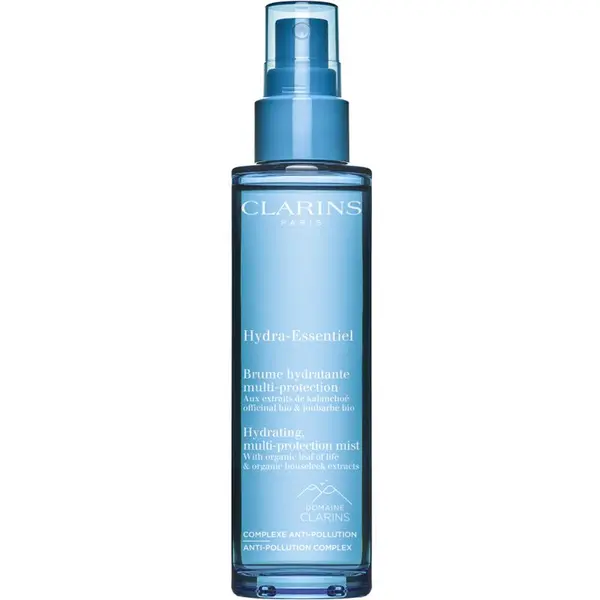 Clarins Clarins Hydra-Essentiel Hydrating Multi-Protection Mist hidratantna zaštitna magla s raspršivačem 75 ml