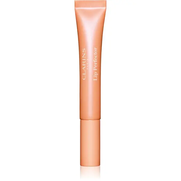 Clarins Clarins Lip Perfector Glow sjajilo za usne sa šljokicama za usne i lice nijansa 22 peach glow 12 ml