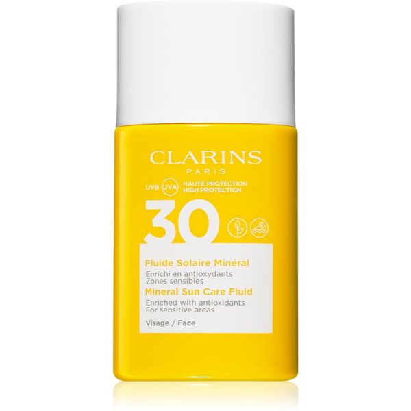 Clarins Clarins Mineral Sun Care Fluid mineralni fluid za sunčanje za lice SPF 30 30 ml